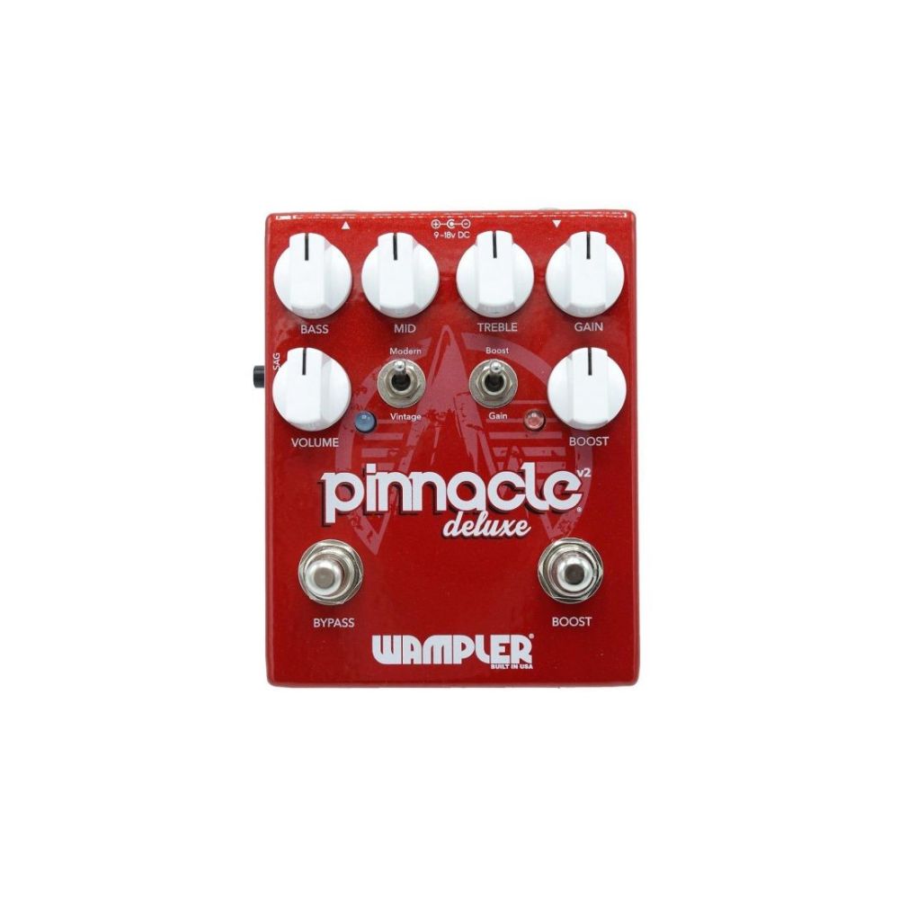 Wampler Pinnacle V2 Deluxe Distortion Pedal Front