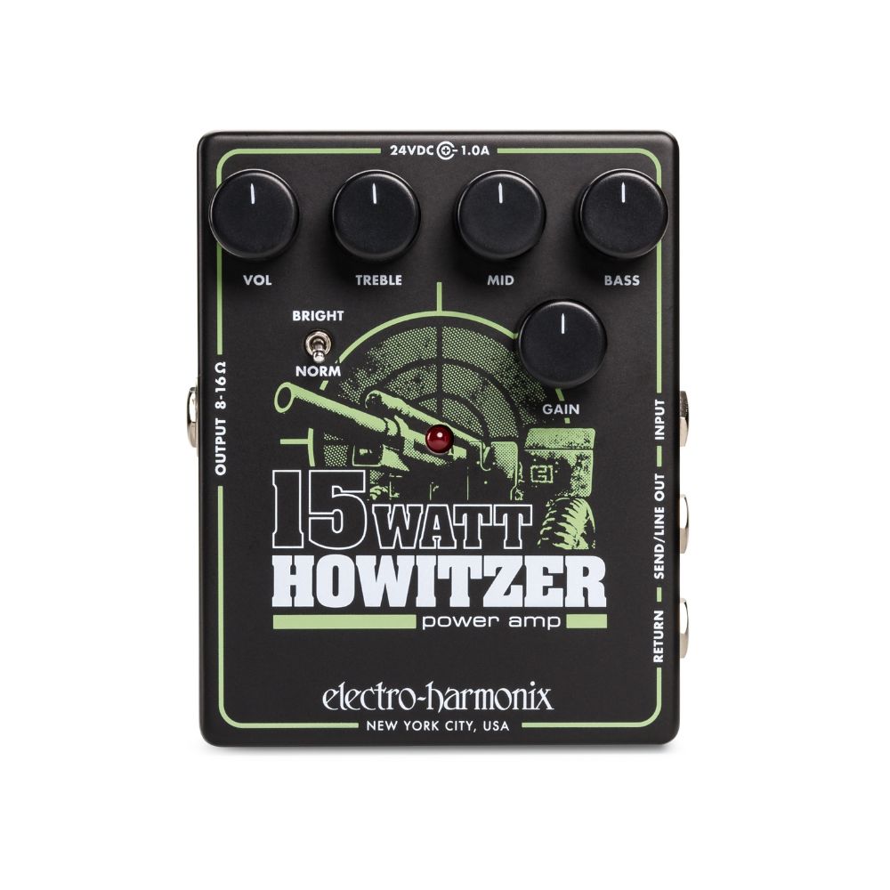 Electro-Harmonix 15Watt Howitzer Guitar Amp/Preamp Pedal