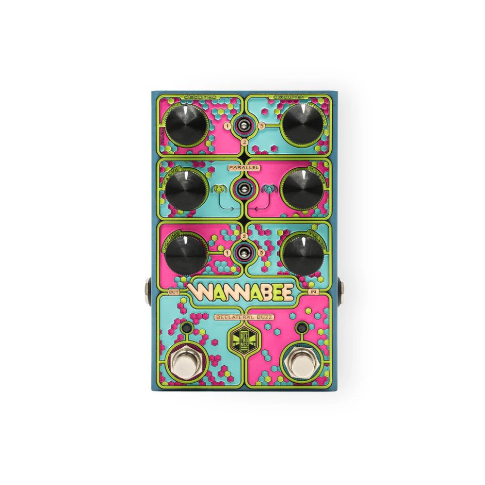 Beetronics Wannabee Beelateral Buzz Fuzz Pedal Front