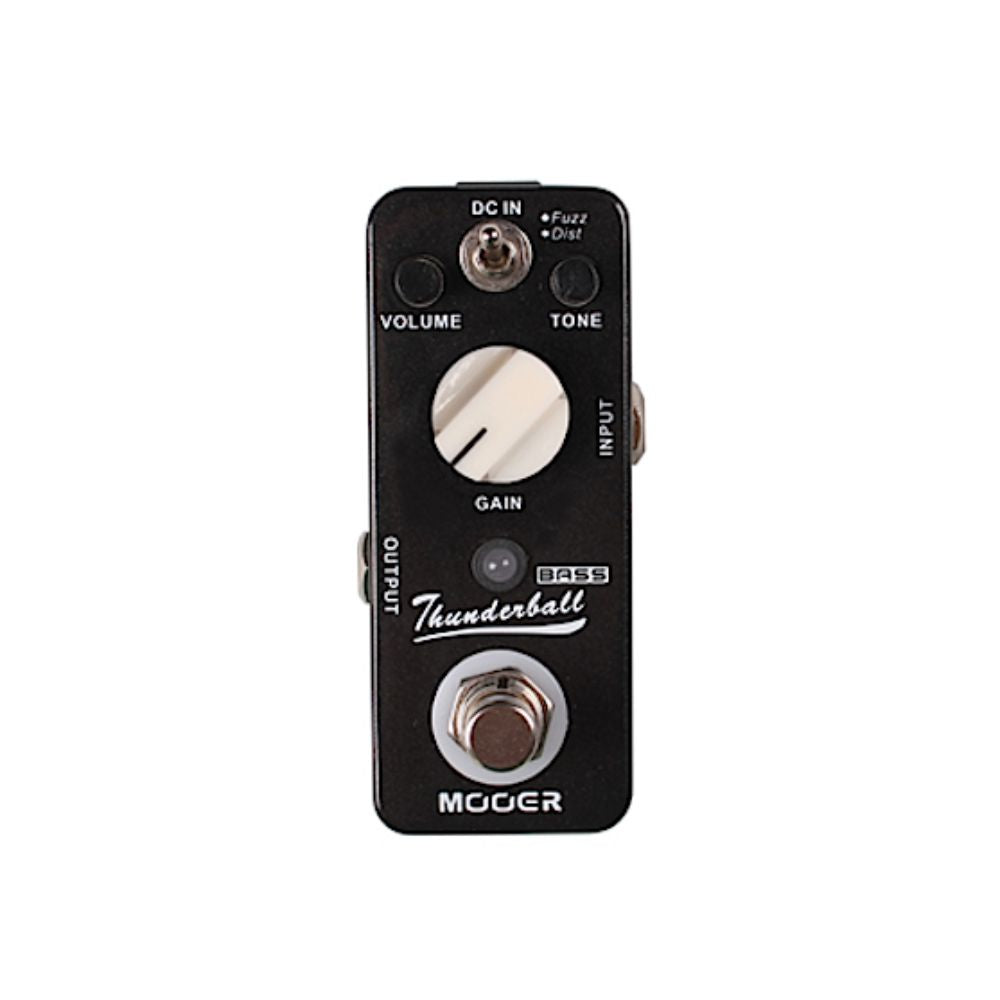 Mooer Thunderball Bass Fuzz &amp; Distortion Pedal Front