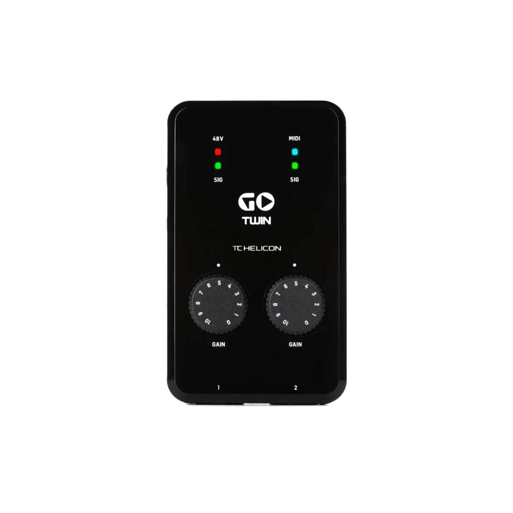 TC Helicon GO TWIN 2-channel Audio/MIDI Interface for Mobile Devices