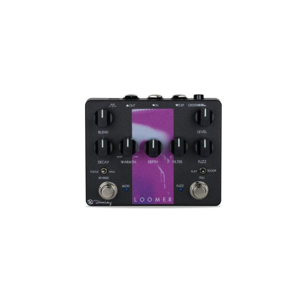 Keeley Electronics Loomer Fuzz and Reverb Pedal Front