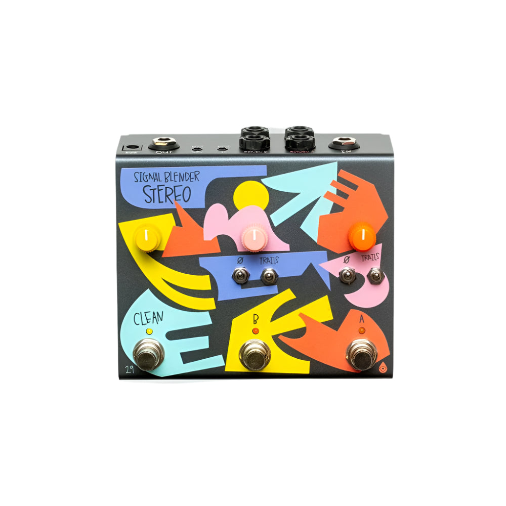 Old Blood Noise Endeavors Signal Blender Stereo Loop Pedal Front