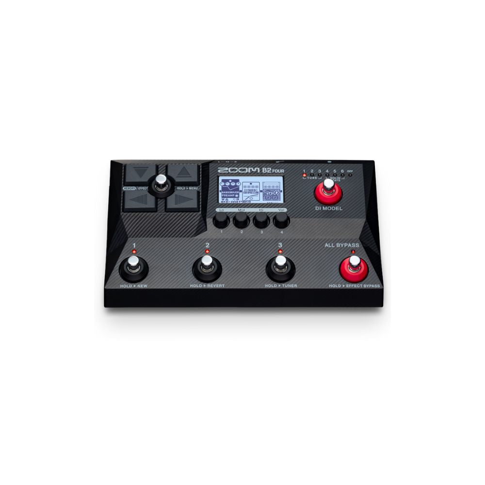 Zoom B2 Four Bass Multi-effects Processor Front