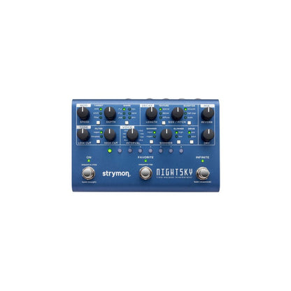 Strymon Nightsky Time-Warped Reverberator Pedal Front