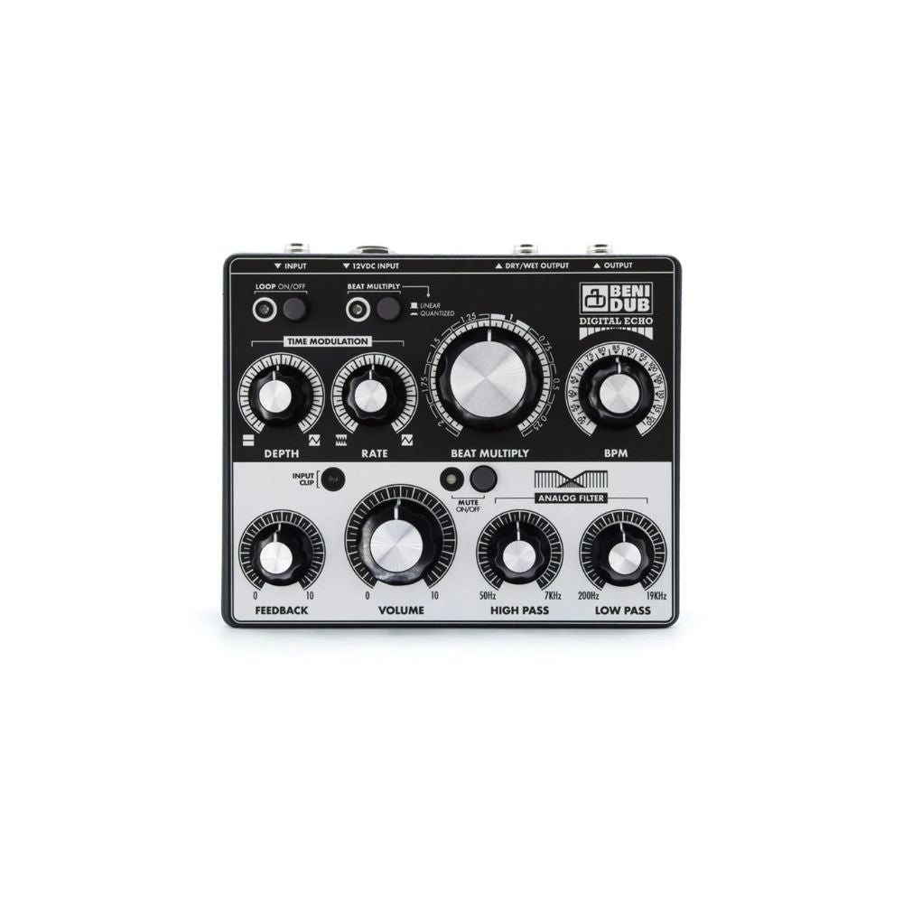 Benidub Digital Echo Desktop Delay Pedal Front