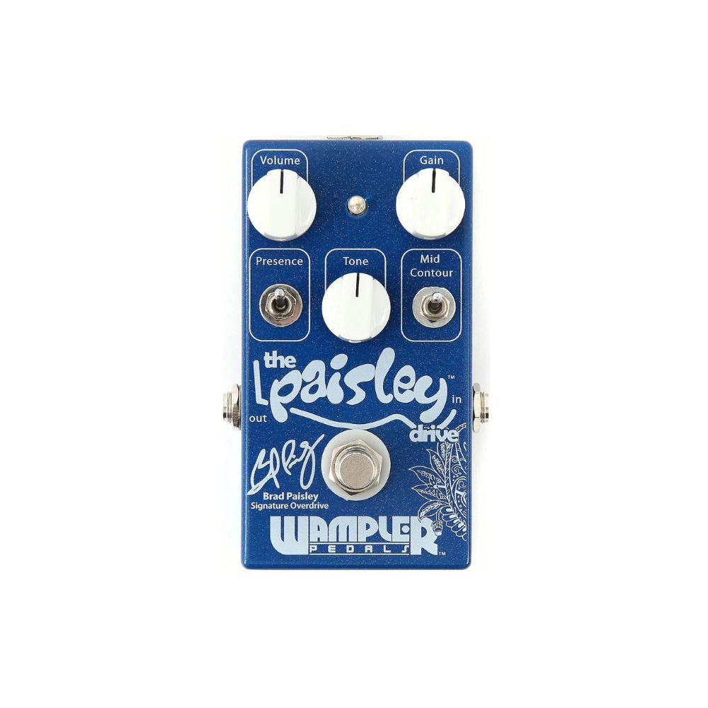 Wampler Paisley Drive Overdrive Pedal Front