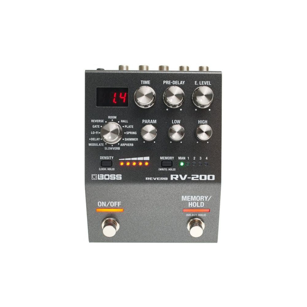Boss RV-200 Reverb Effect Pedal Front