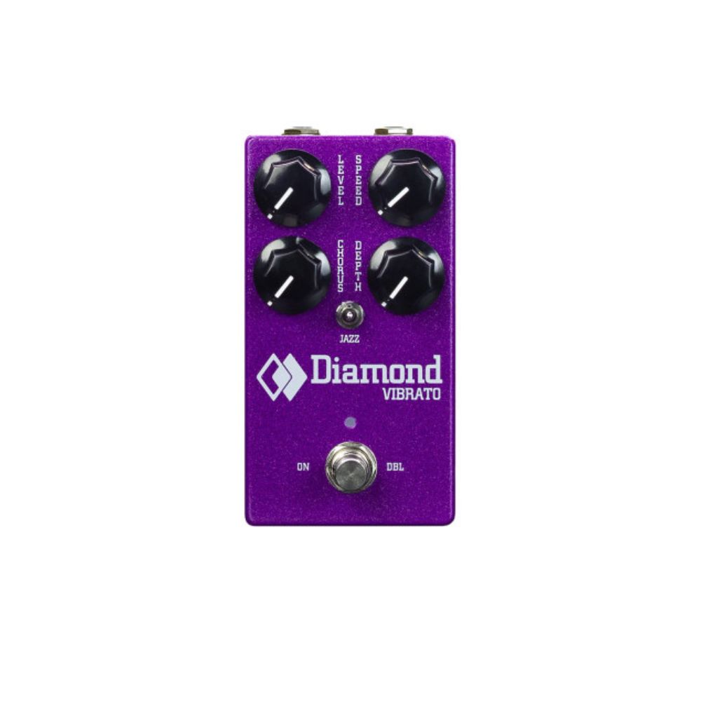 Diamond Vibrato Analog Effect Pedal Front