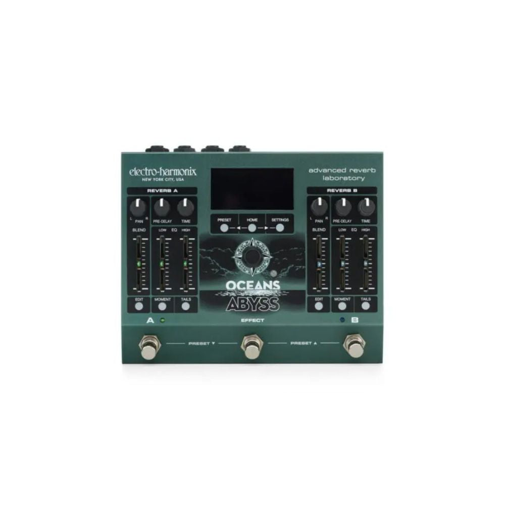 Electro-Harmonix Oceans Abyss Advanced Reverb Laboratory Front