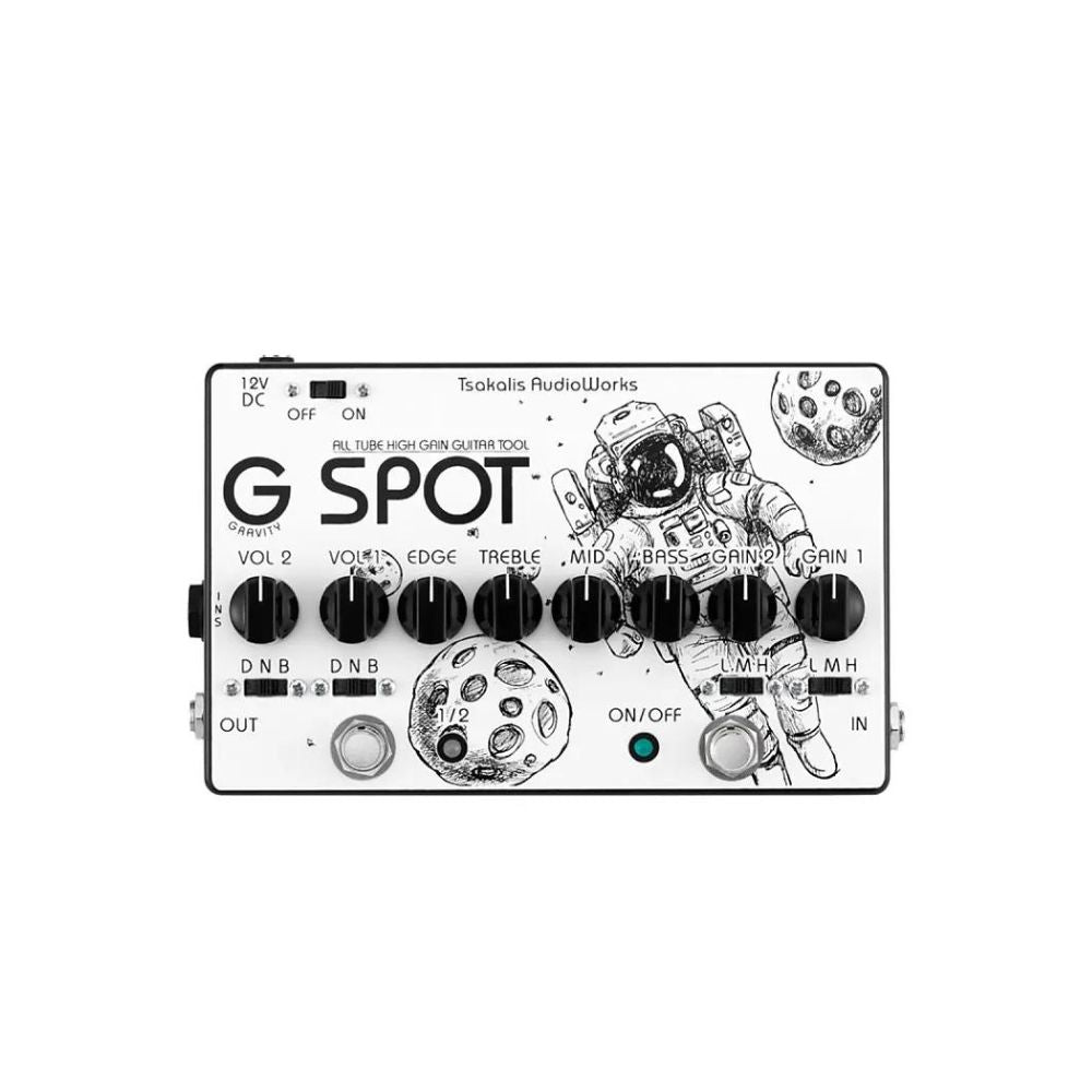 Tsakalis Audioworks Gravity Spot - All Tube Dual High Gain Overdrive - Distortion Pedal