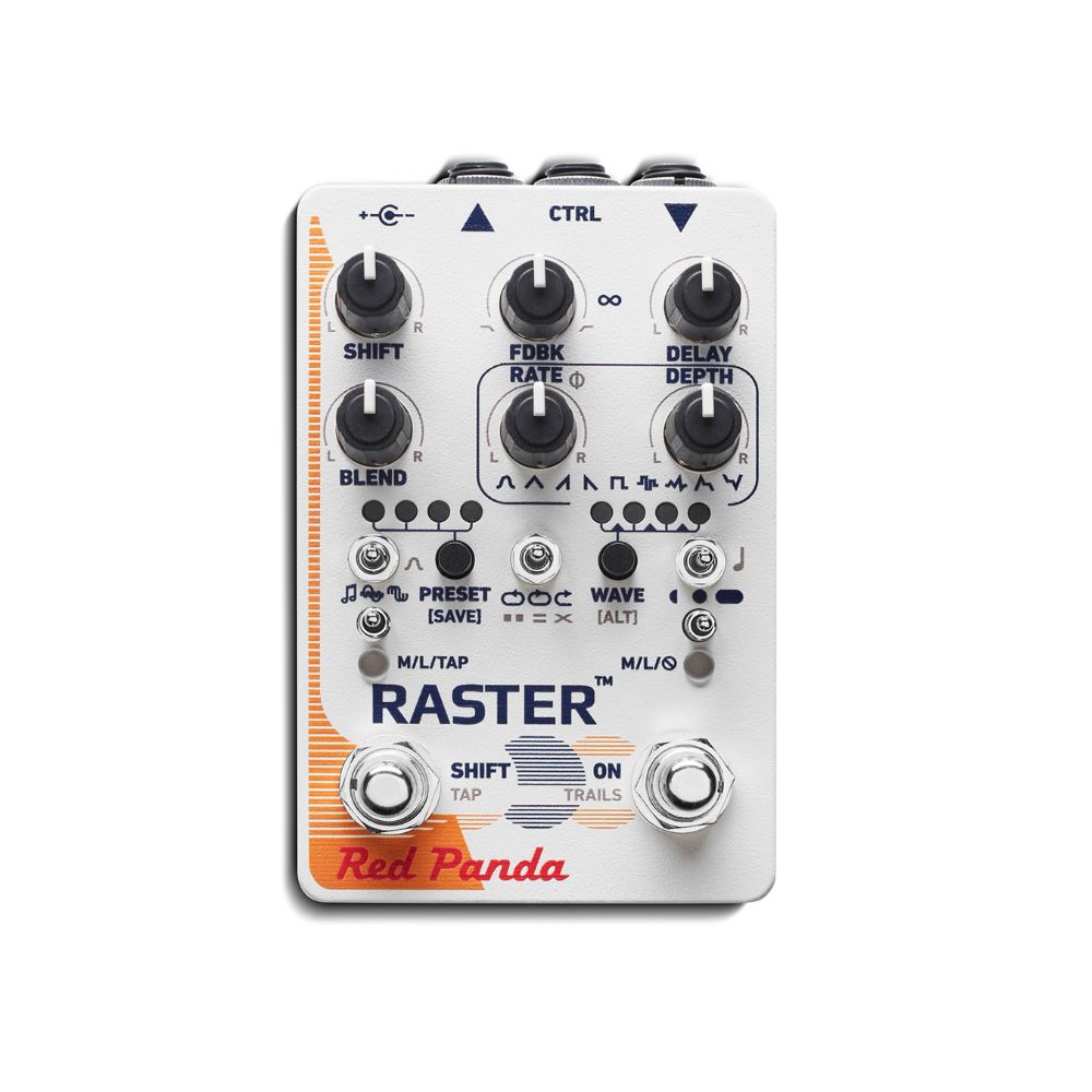 Red Panda Raster 2 Digital Delay With Pitch And Frequency Shifter Pedal