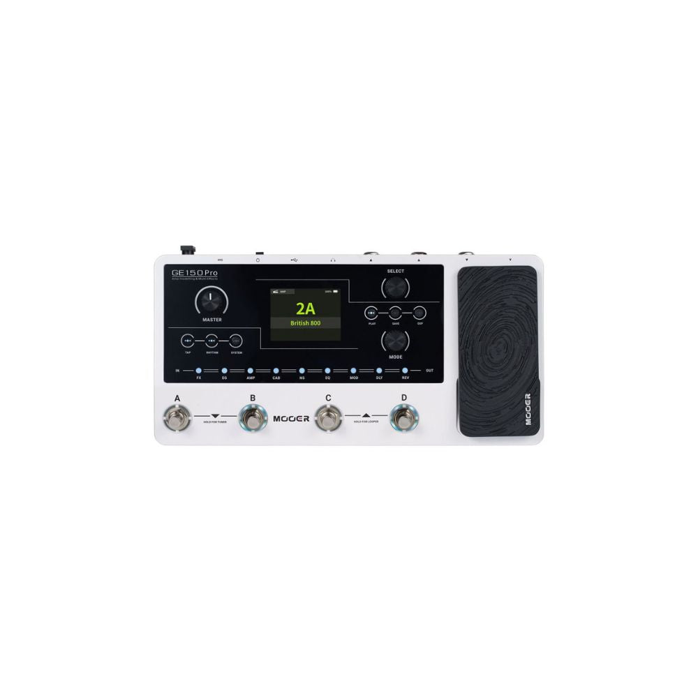 Mooer GE150 PRO Amp Modeling Multi-Effects Processor Front