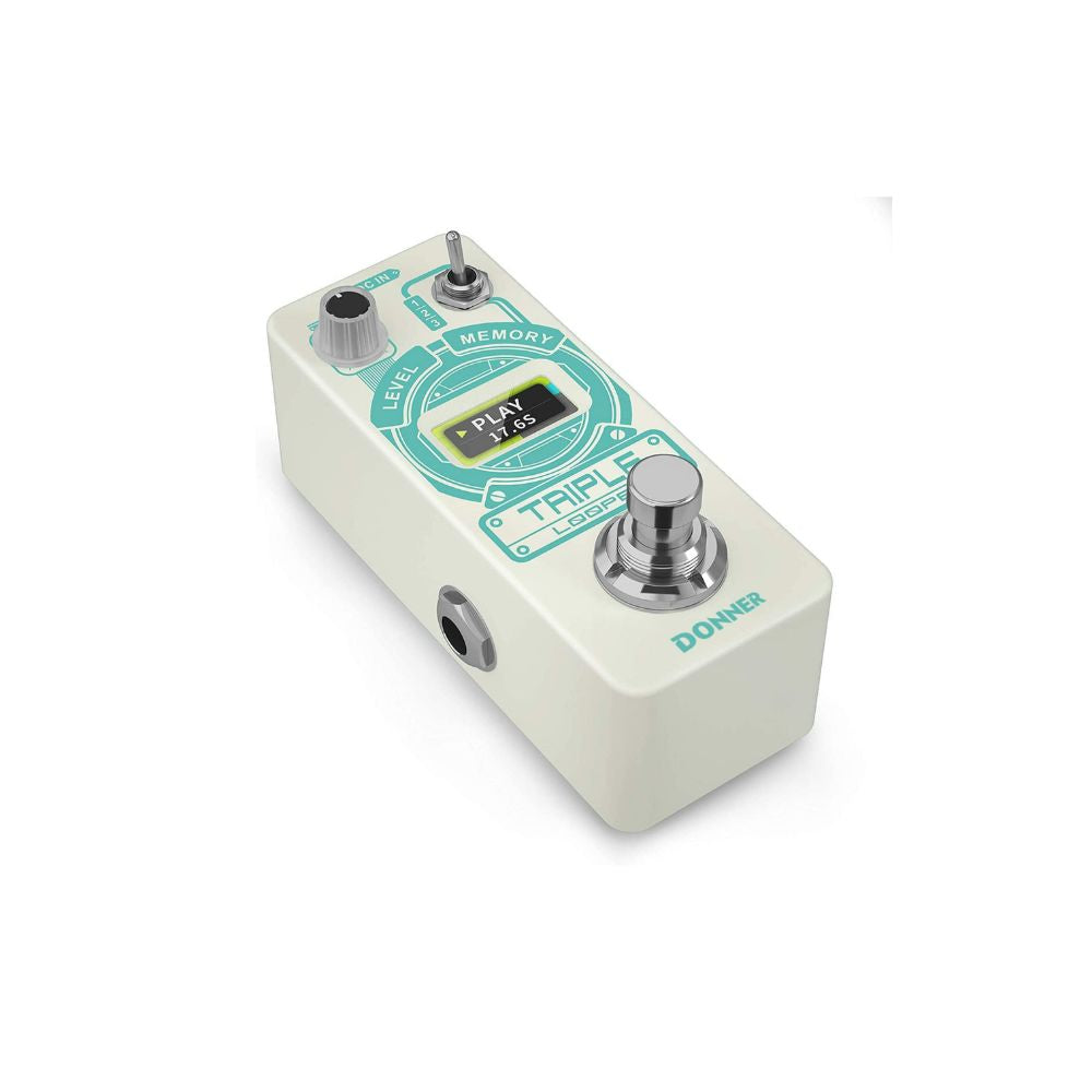 Donner Triple Looper Guitar Pedal Side