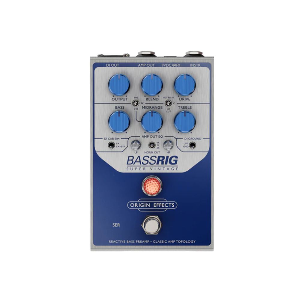 Origin Effects BassRig Super Vintage Bass Preamp Pedal