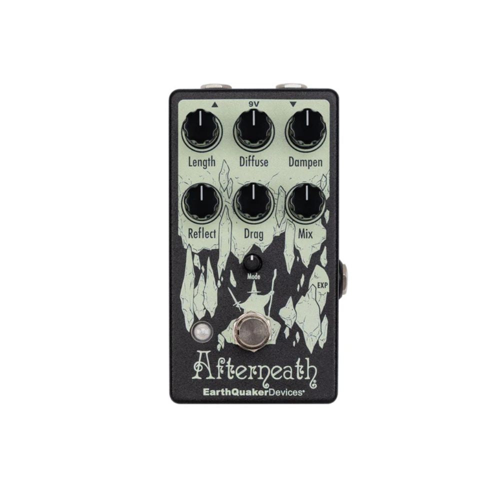 EarthQuaker Devices Afterneath V3 Reverb Pedal Front