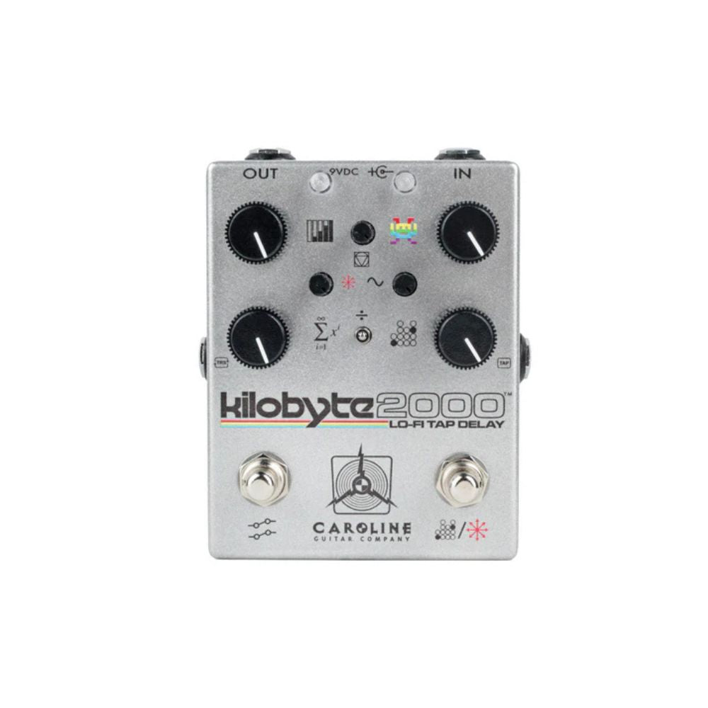 Caroline Guitar Company Kilobyte 2000 Lo-Fi Tap Delay Effect Pedal Front