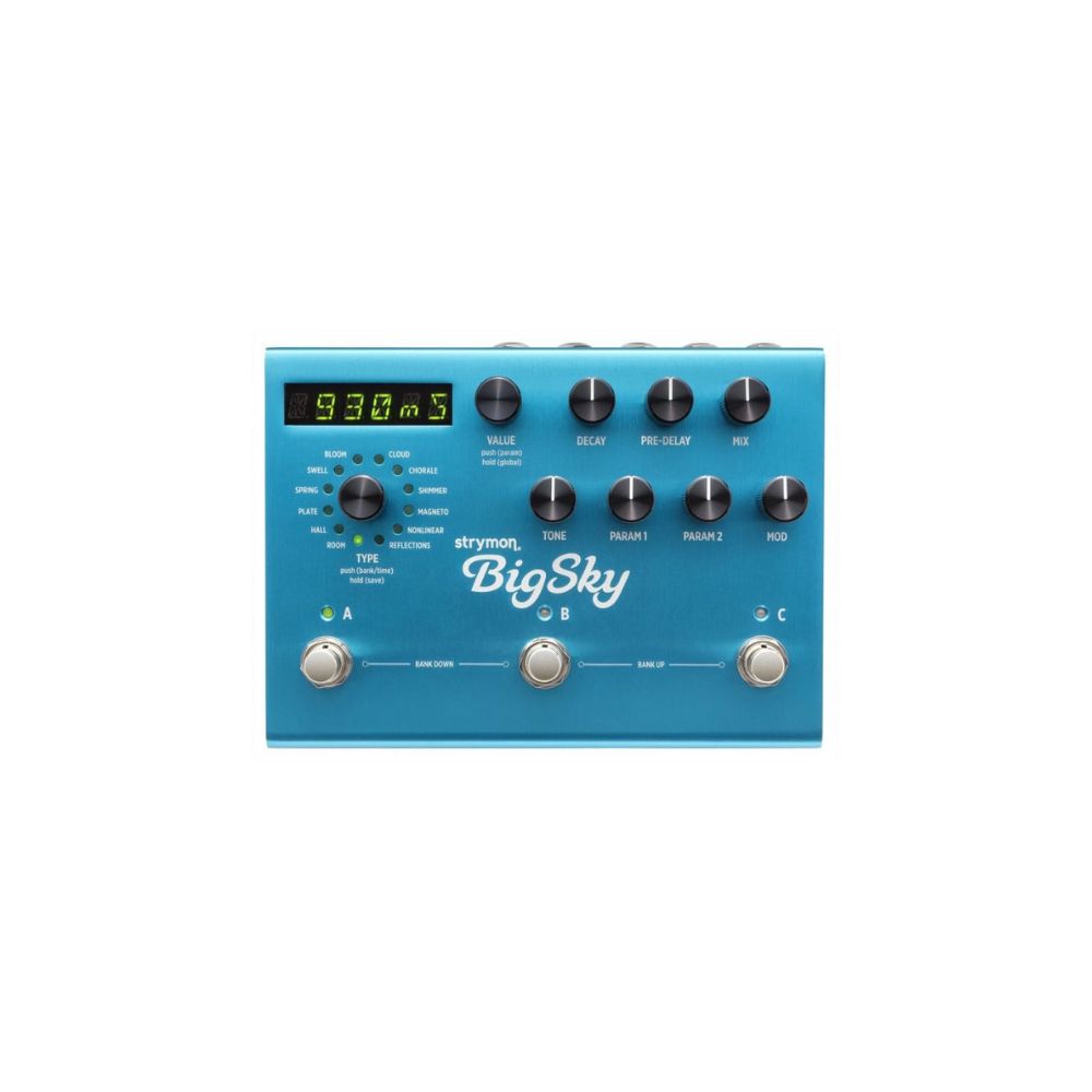 Strymon BigSky Reverberator Reverb Pedal 