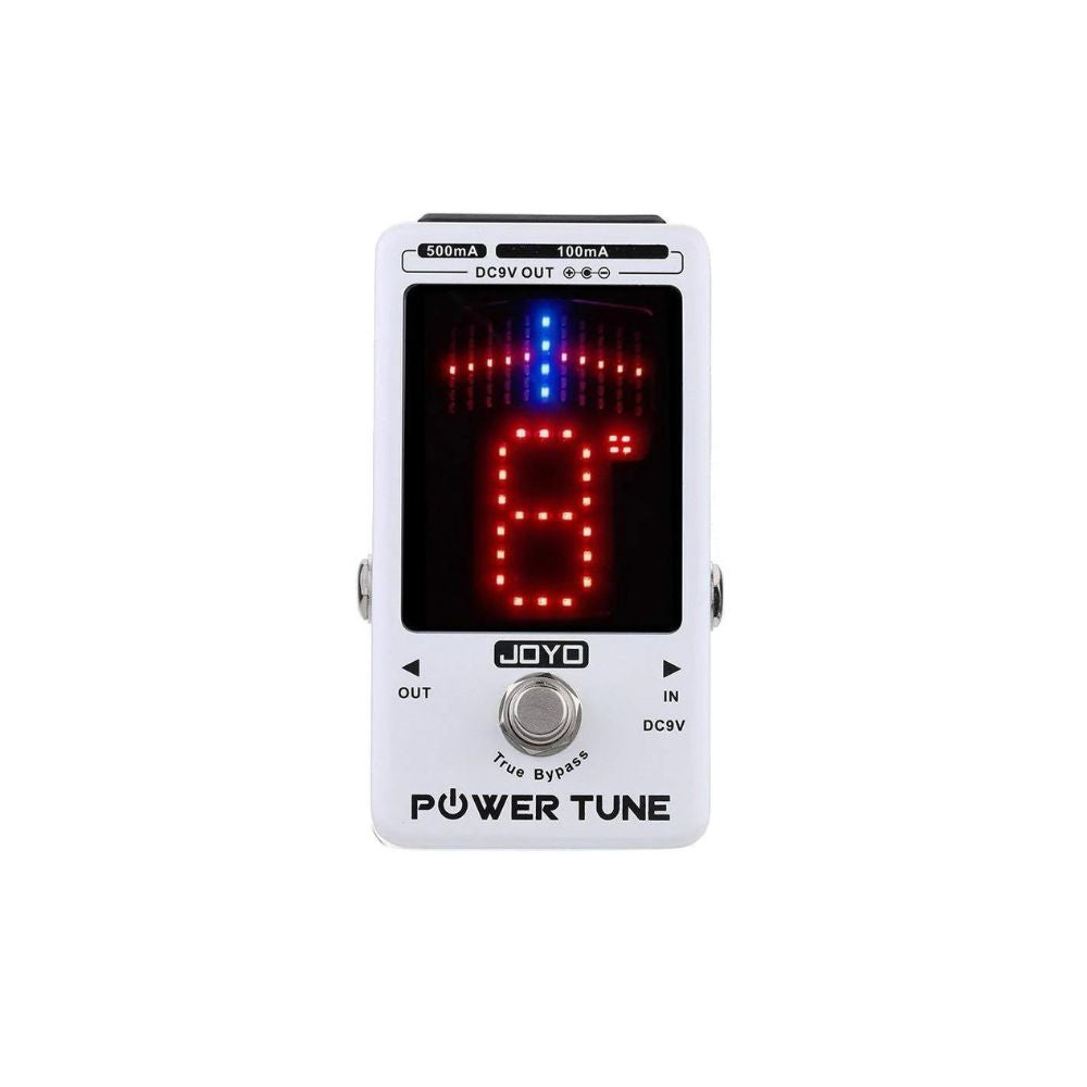 JOYO JF18R Power Tune Power Supply &amp; Tuner Pedal Front