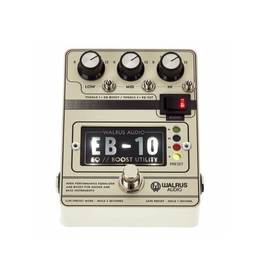 Walrus Audio EB10 Preamp/Boost/EQ (Cream) Pedal