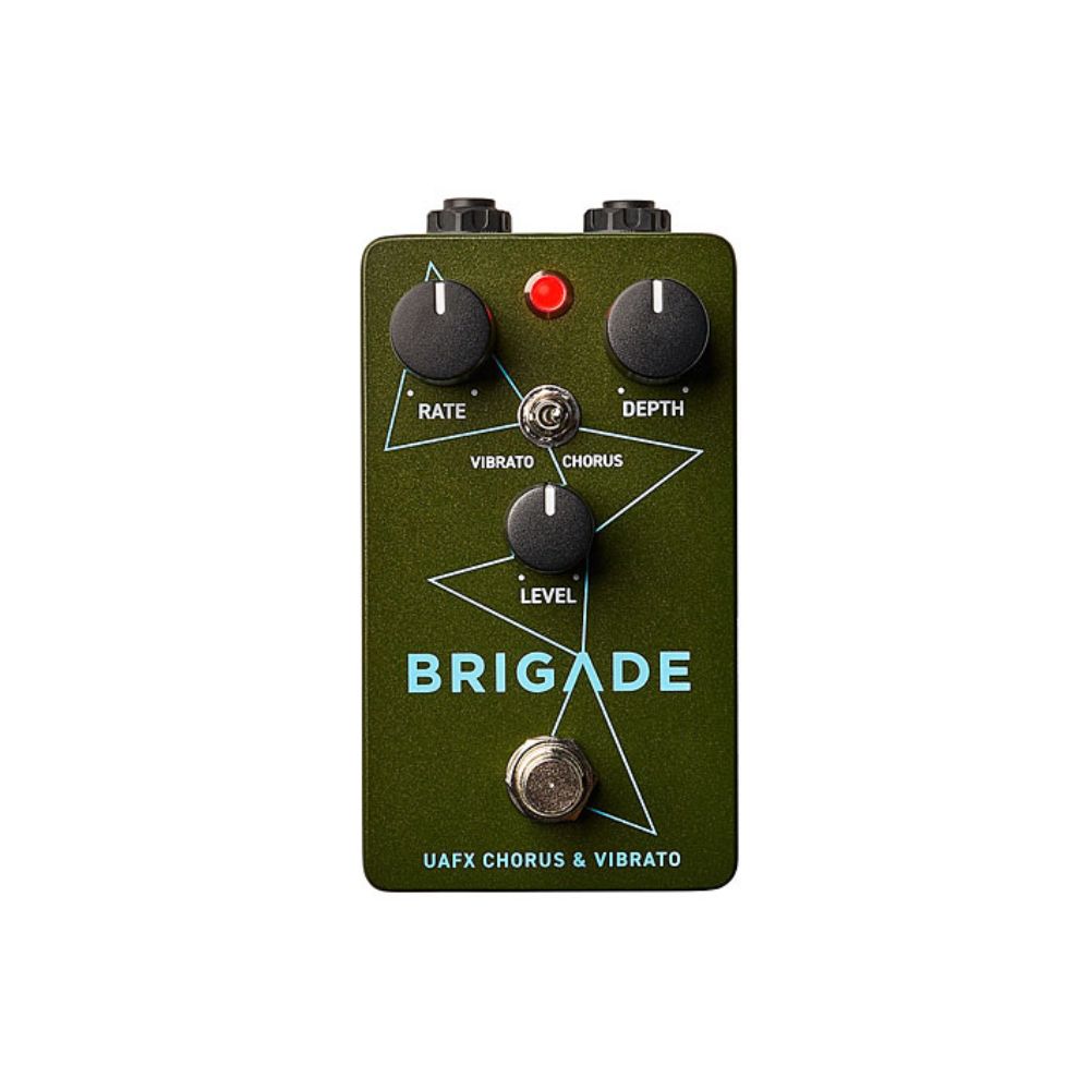 Universal Audio Brigade Chorus and Vibrato Effect Pedal Front
