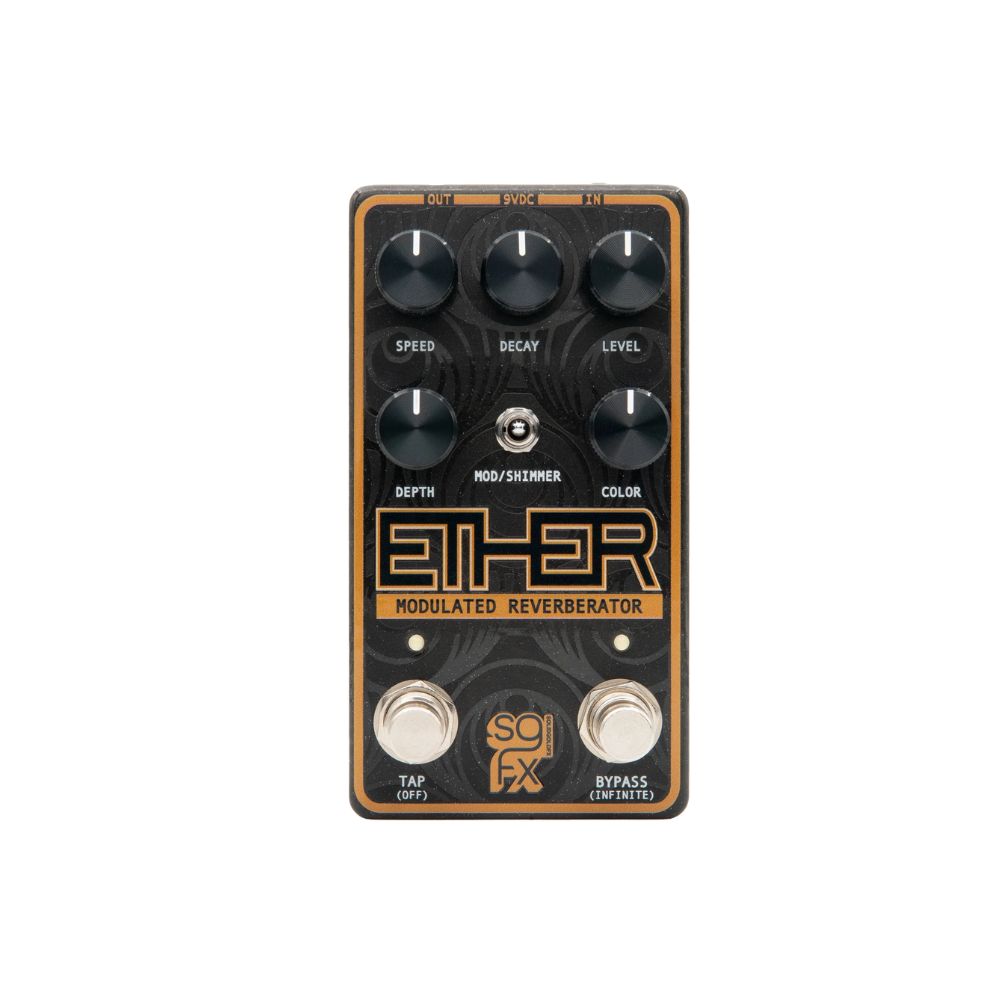 SolidGoldFX Ether Modulated Reverberator Pedal Front