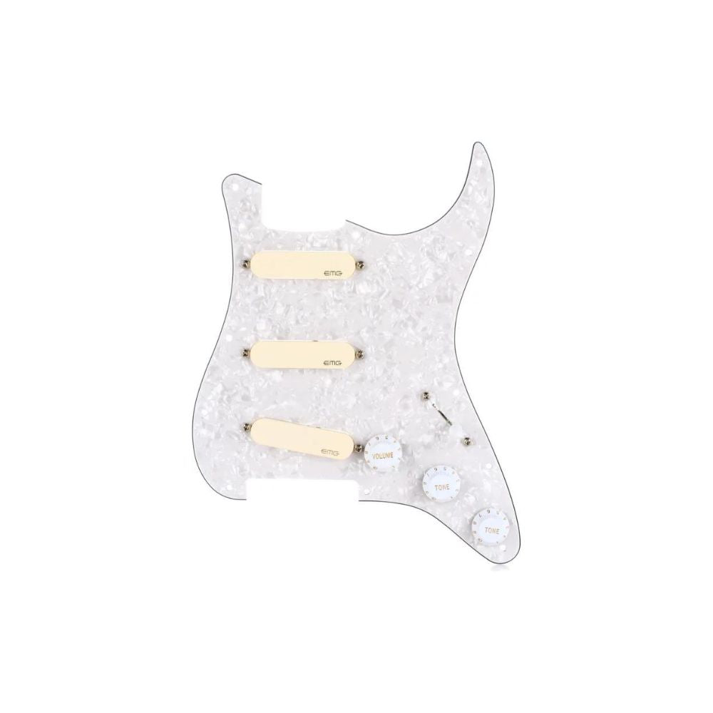 EMG Pickups DG20 David Gilmour Signature Pre-Wired Pickguard - White Pearl