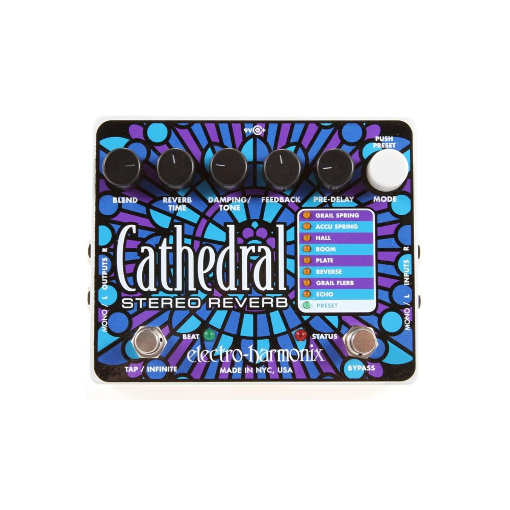 Electro-Harmonix Cathedral Deluxe Stereo Reverb