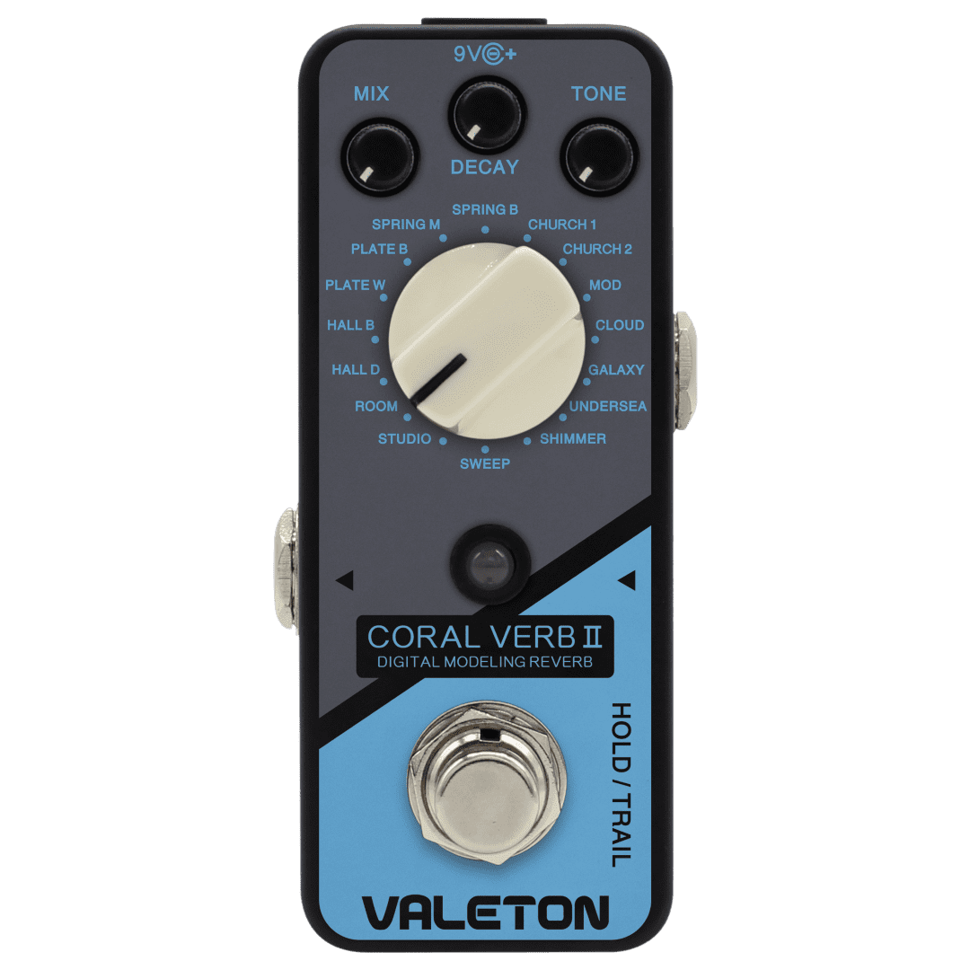 Valeton CRL-9 Coral Verb II Digital Reverb Pedal
