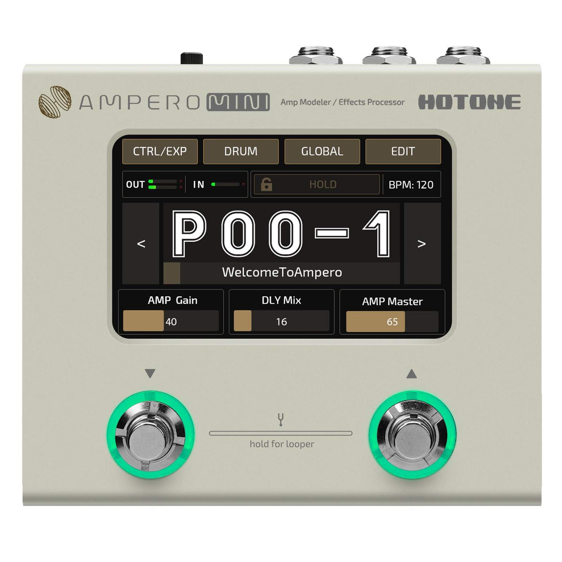 Hotone Ampero Mini Amp Modeler/Effects Processor