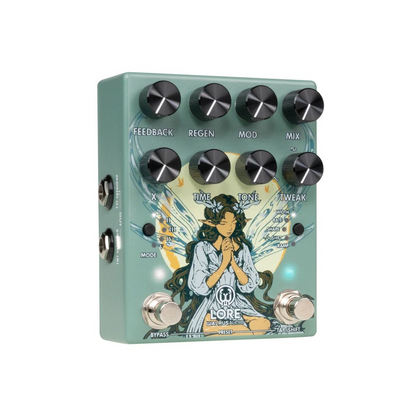 Walrus Audio Lore Reverse Soundscape Generator MKII Reverb Effect Pedal, Green