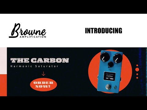 Browne Amplification Carbon V2 Overdrive Effect Pedal, Sky