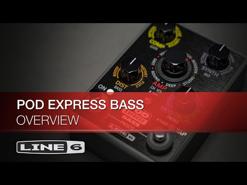 Line 6 POD Express Bass | Lightweight Amp and Effects Processor