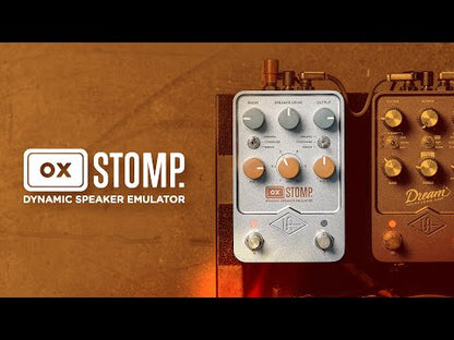Universal Audio UAFX OX Stomp Dynamic Speaker Emulator Effect Pedal