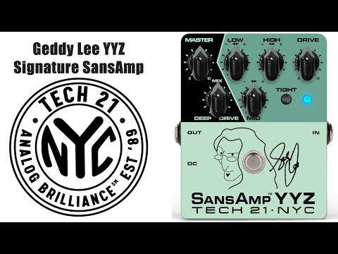 Tech 21 Geddy Lee YYZ Shape-Shifter SanAmp Bass Preamp Pedal