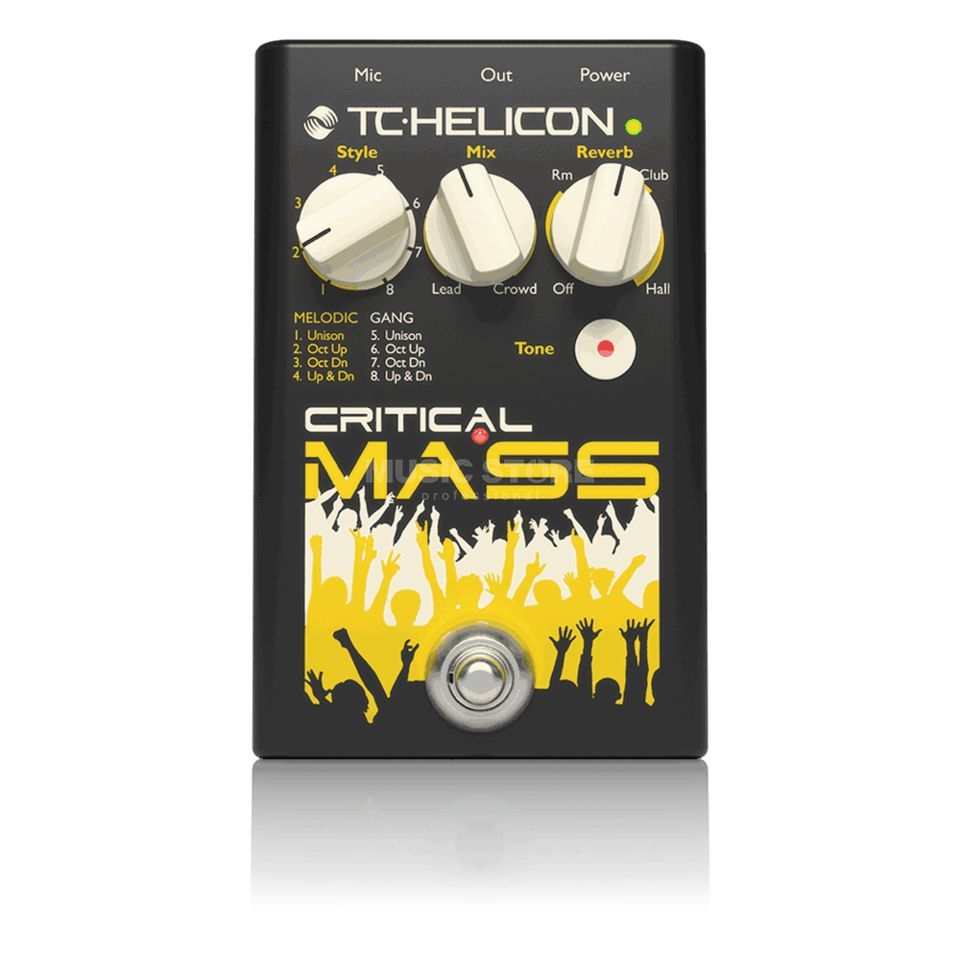 TC Helicon Critical Mass Vocal Effect Pedal